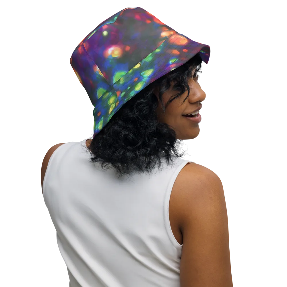 Chromatic Embers on Reversible Bucket Hat — Right Outside
