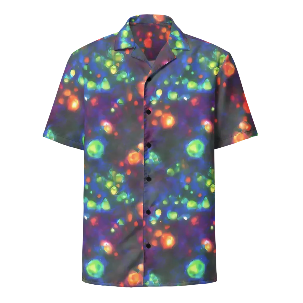 Chromatic Embers on Button Shirt — Front