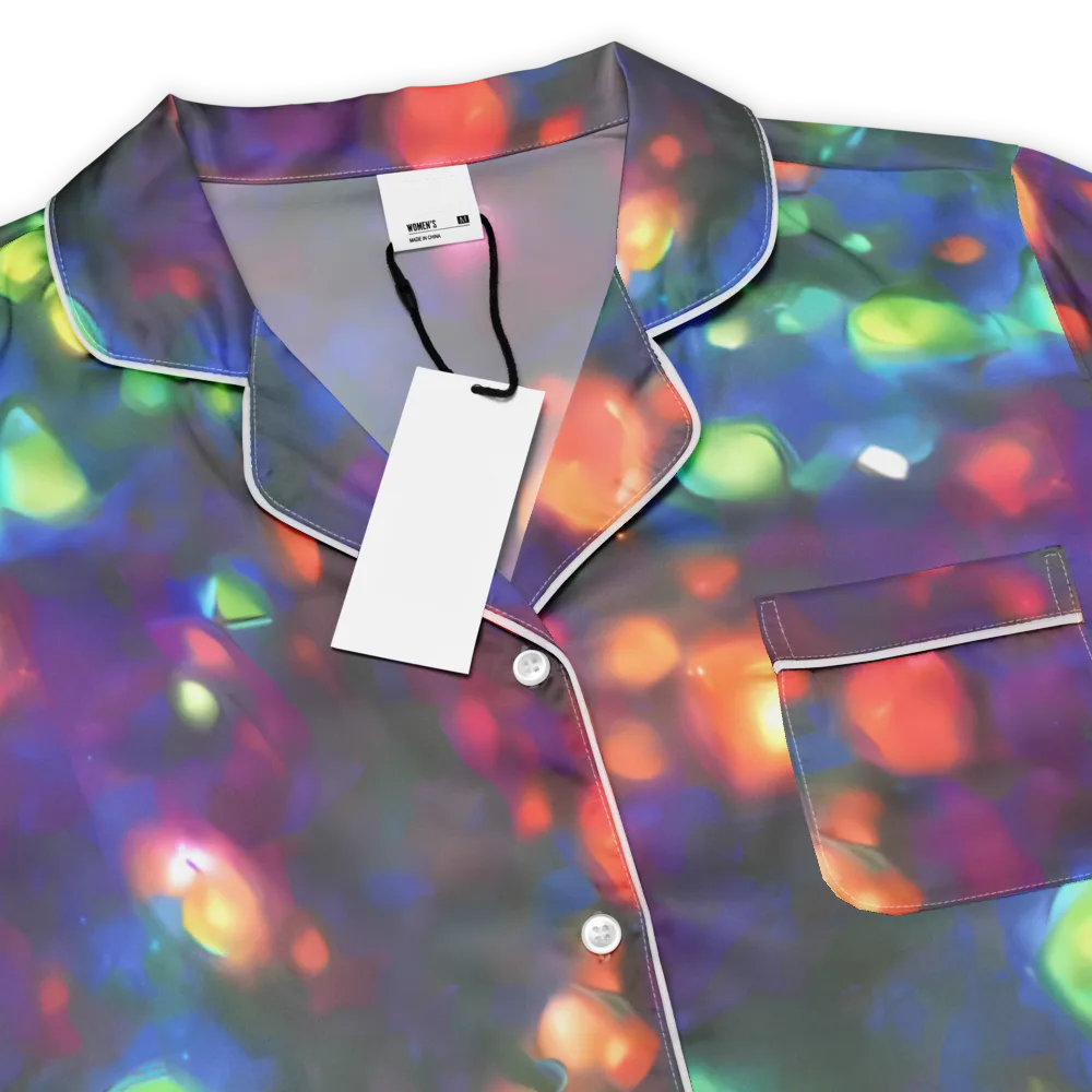 Chromatic Embers on Women's Short Sleeve Pajama Top — Product details