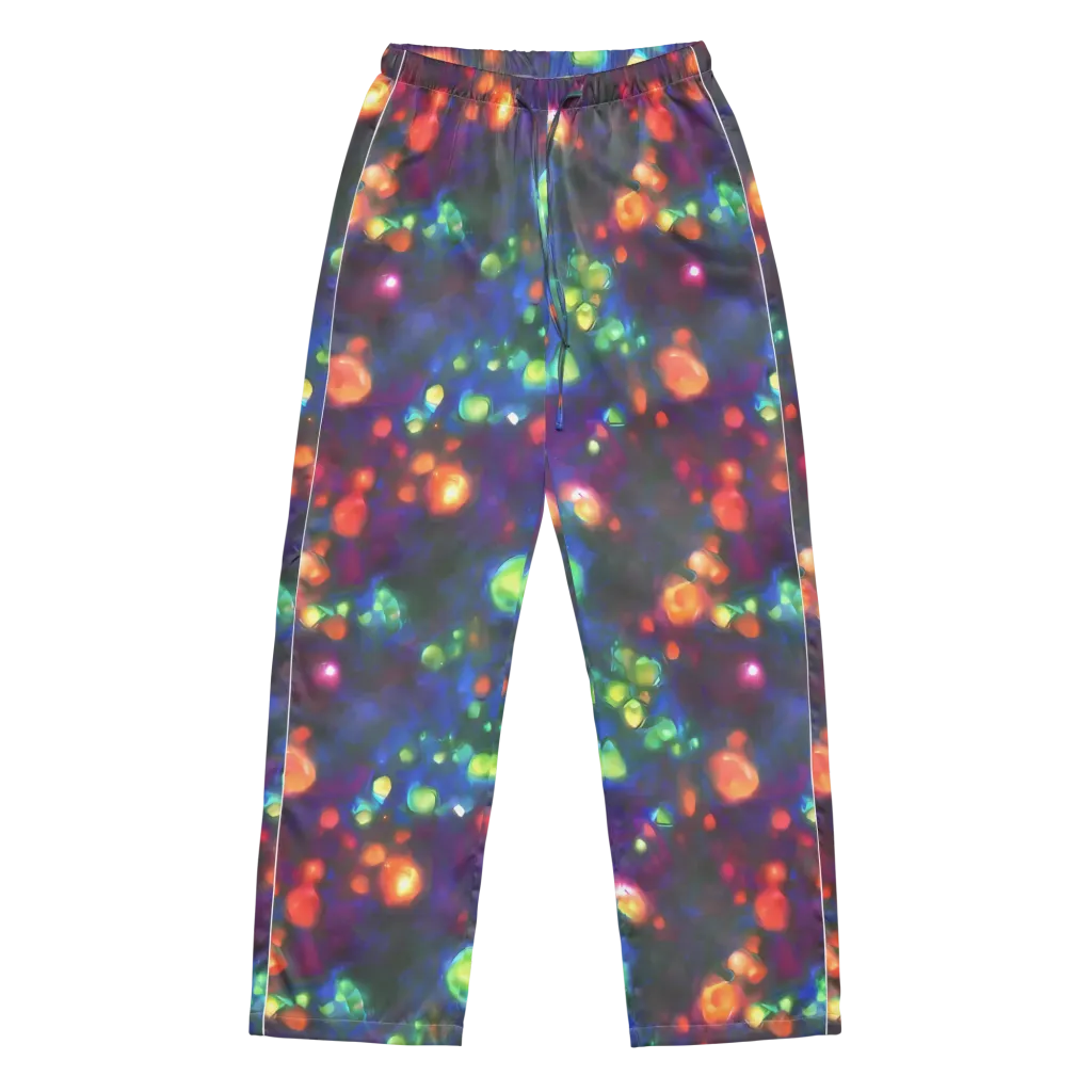 Chromatic Embers on Women's Pajama Pants — Front