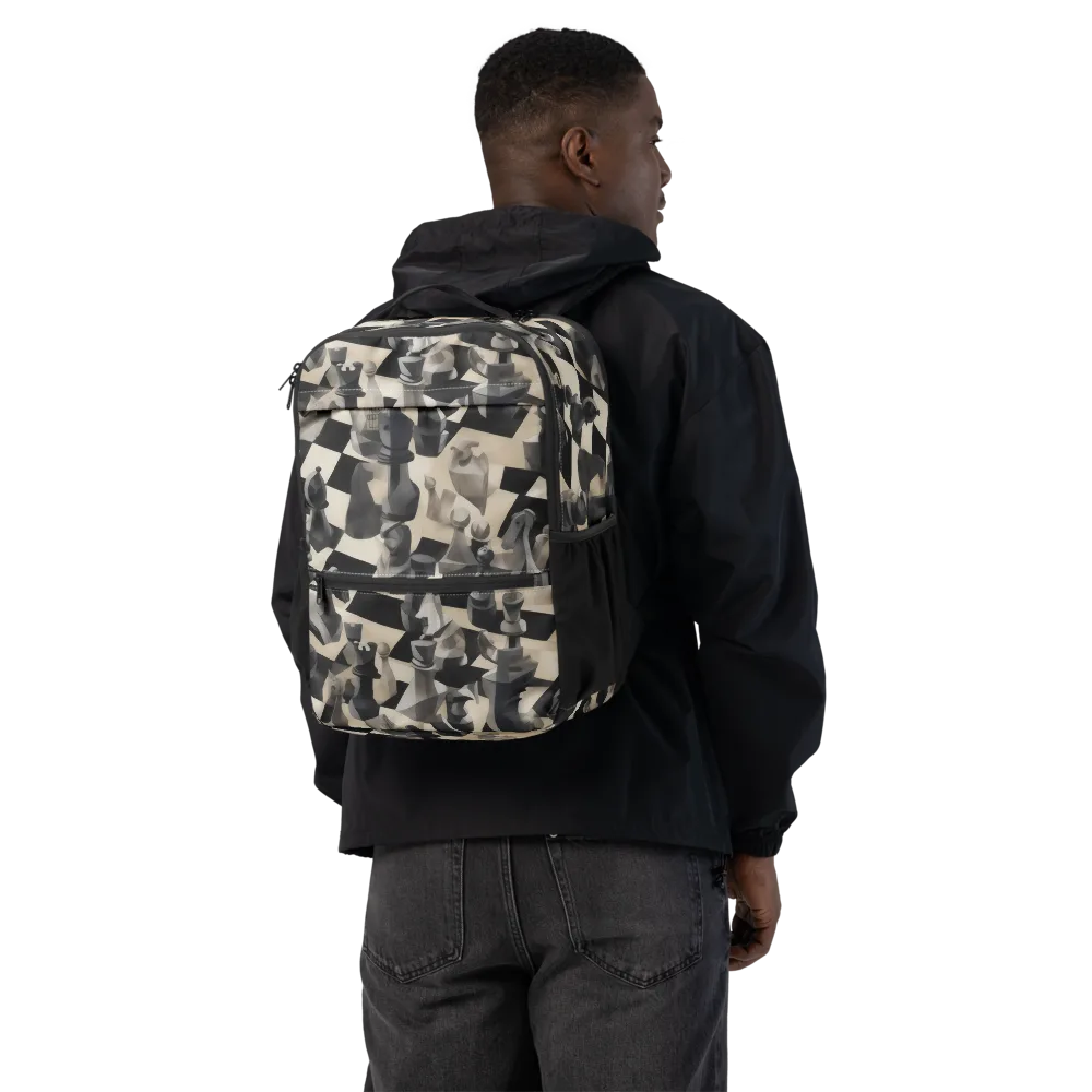 Checkmate Nocturne on Utility Backpack — Back