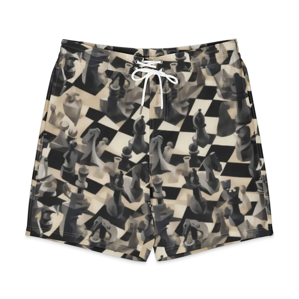 Checkmate Nocturne on Men's Board Shorts — Front
