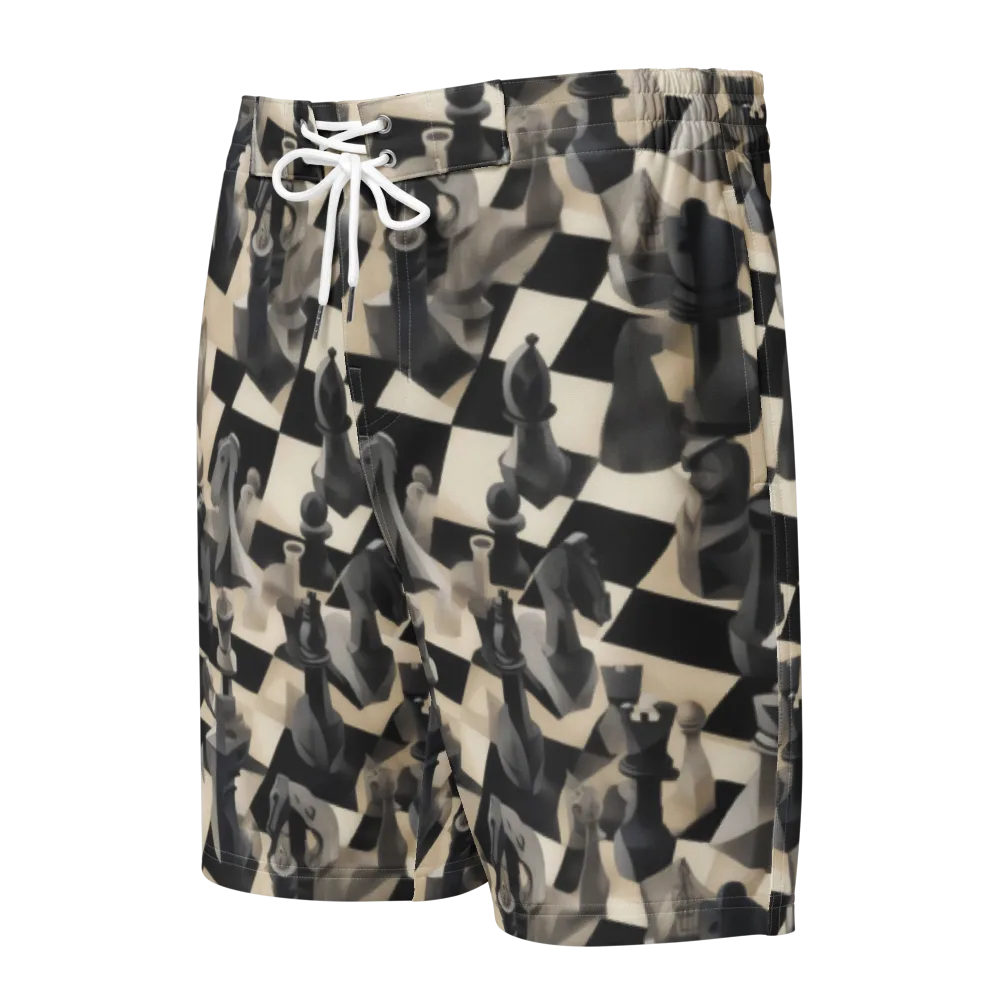 Checkmate Nocturne on Men's Board Shorts — Front