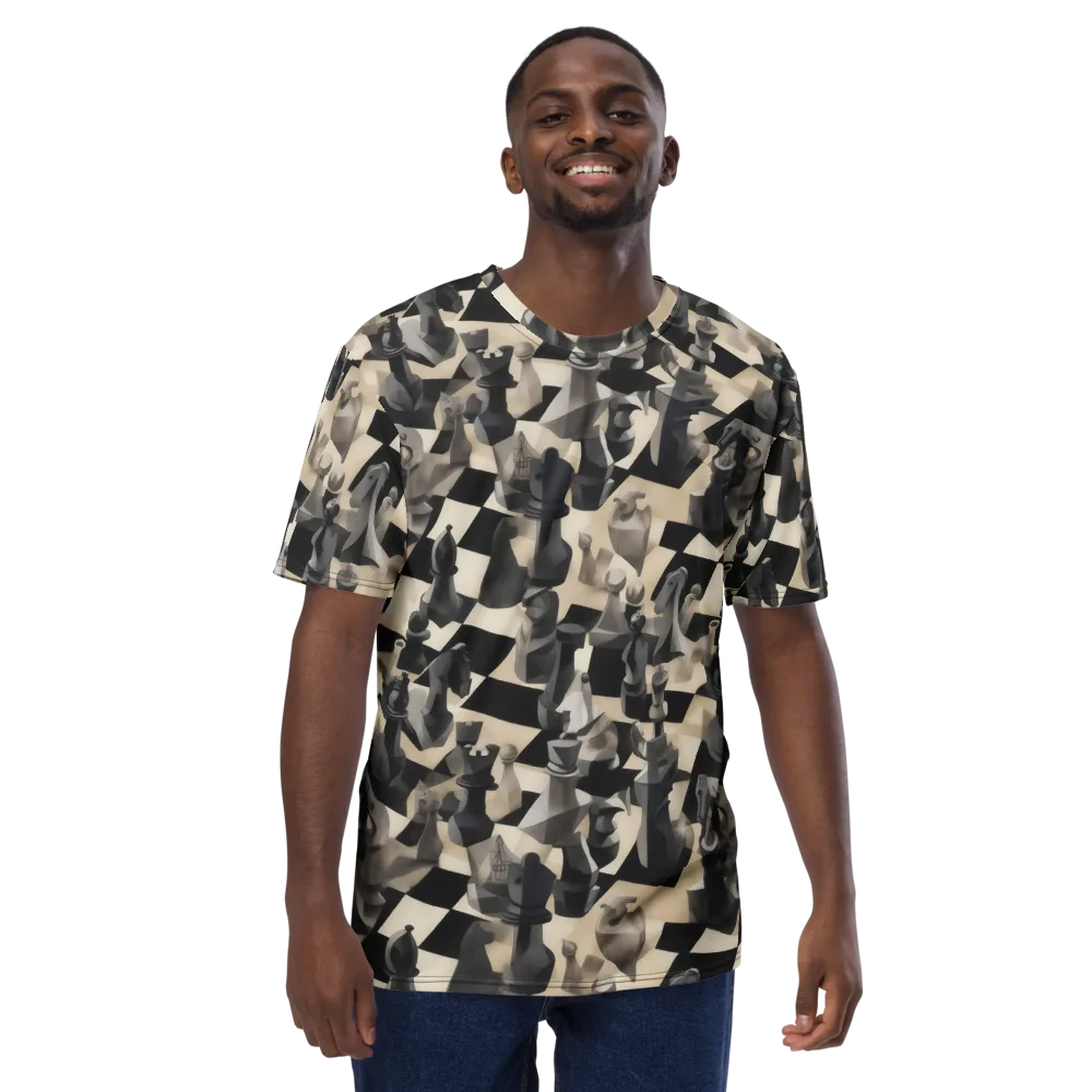 Checkmate Nocturne on Men's Crew Neck T-Shirt — Front
