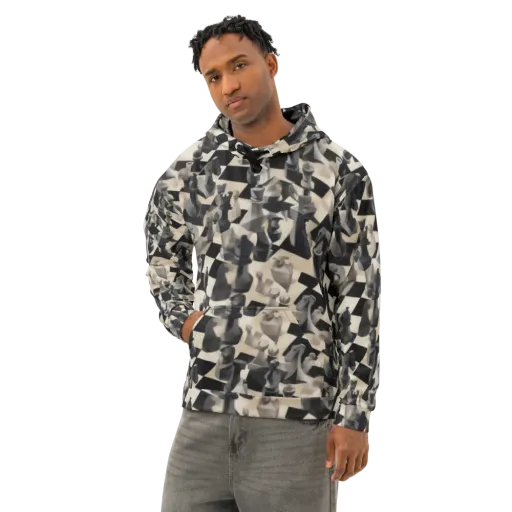 Checkmate Nocturne on a Cotton Hoodie
