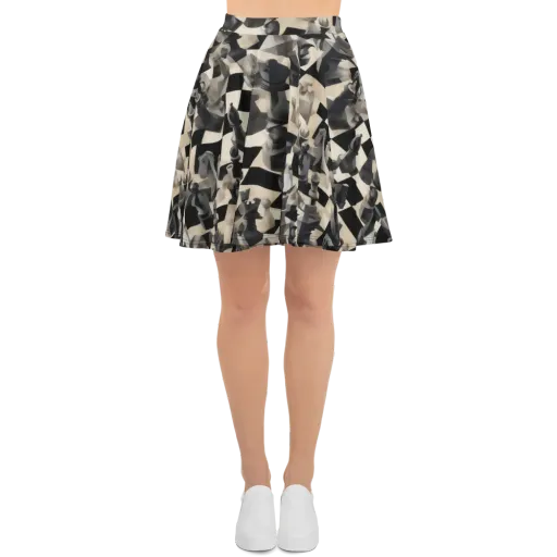 Checkmate Nocturne on a Skater Skirt