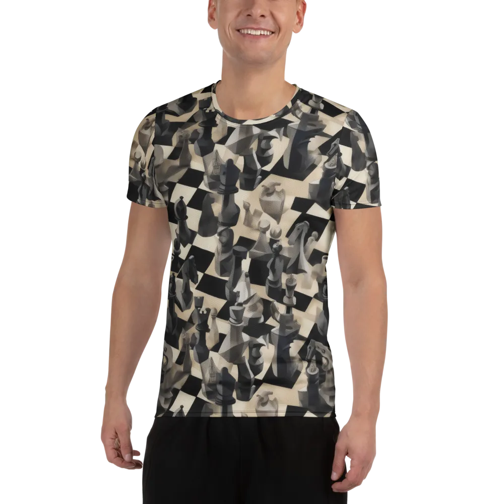 Checkmate Nocturne on Men's Athletic T-Shirt — Front