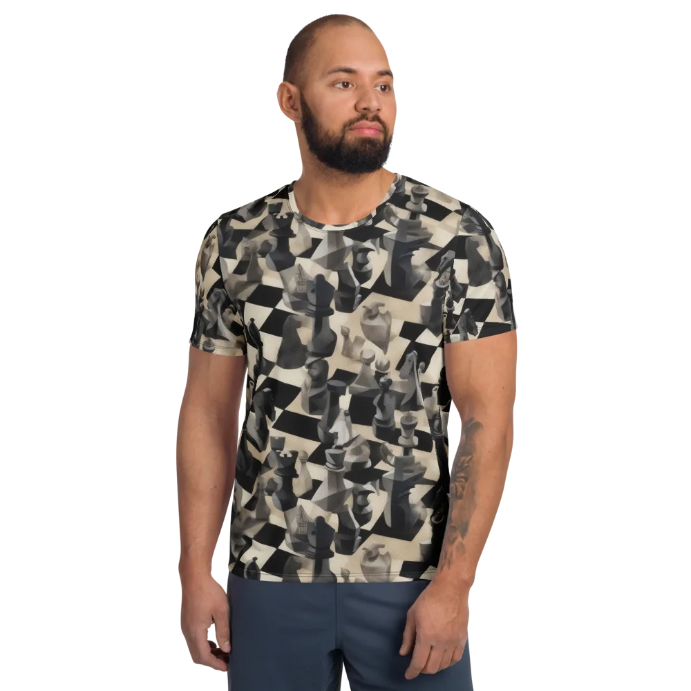 Checkmate Nocturne on Men's Athletic T-Shirt — Front