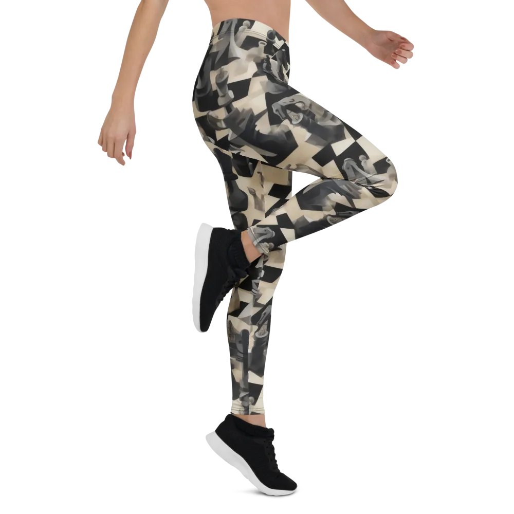 Checkmate Nocturne on Leggings — Right