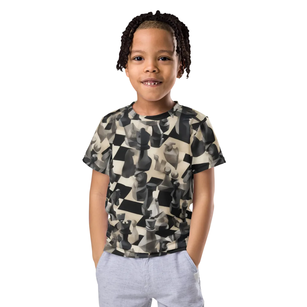 Checkmate Nocturne on Kids Crew Neck T-Shirt — Front