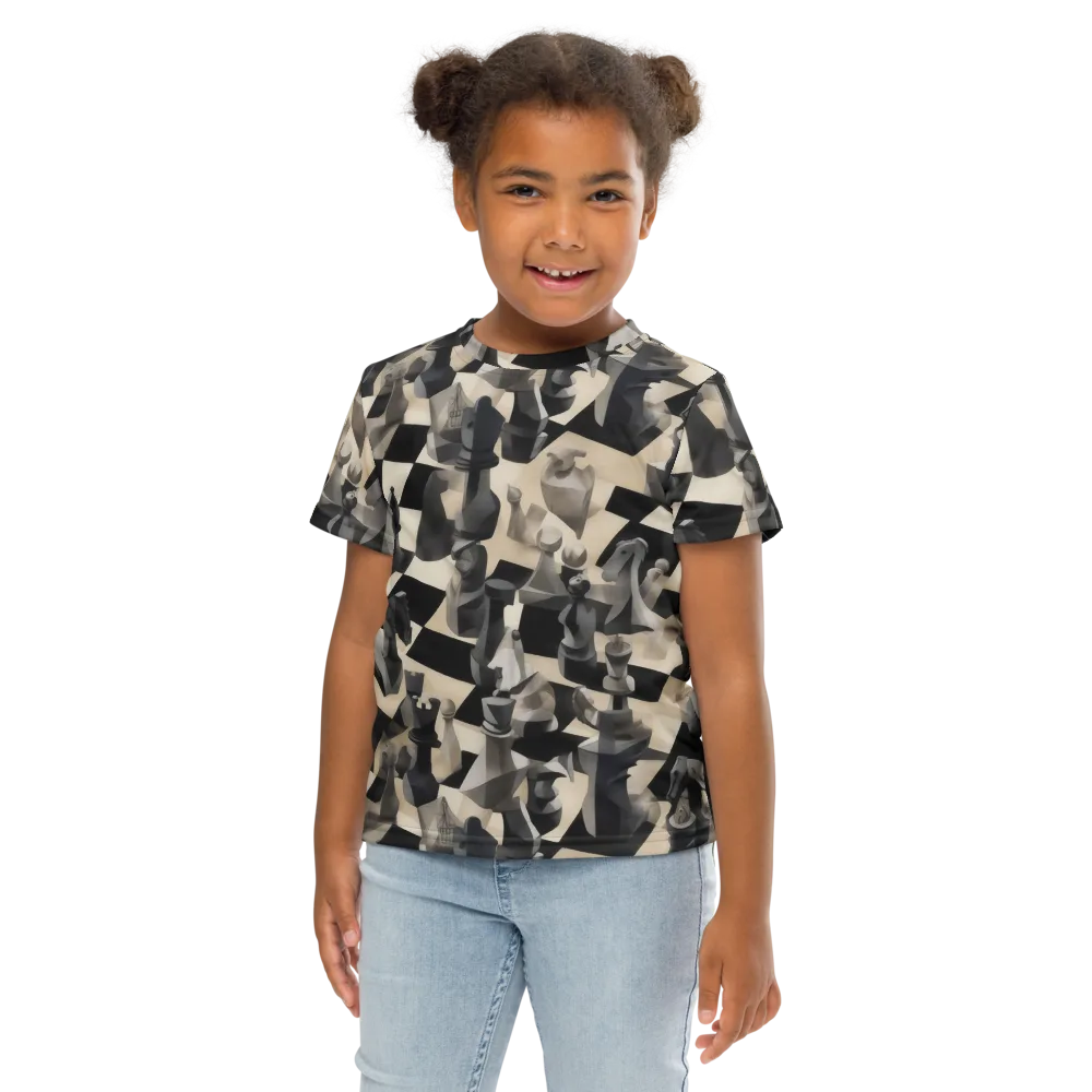Checkmate Nocturne on Kids Crew Neck T-Shirt — Front