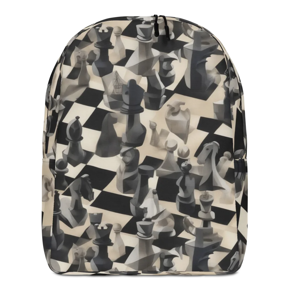 Checkmate Nocturne on Minimalist Backpack — Front