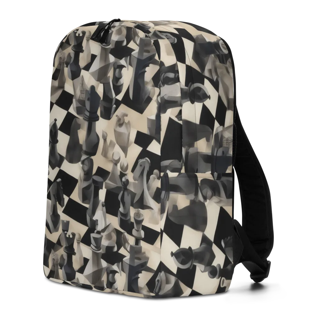 Checkmate Nocturne on Minimalist Backpack — Left