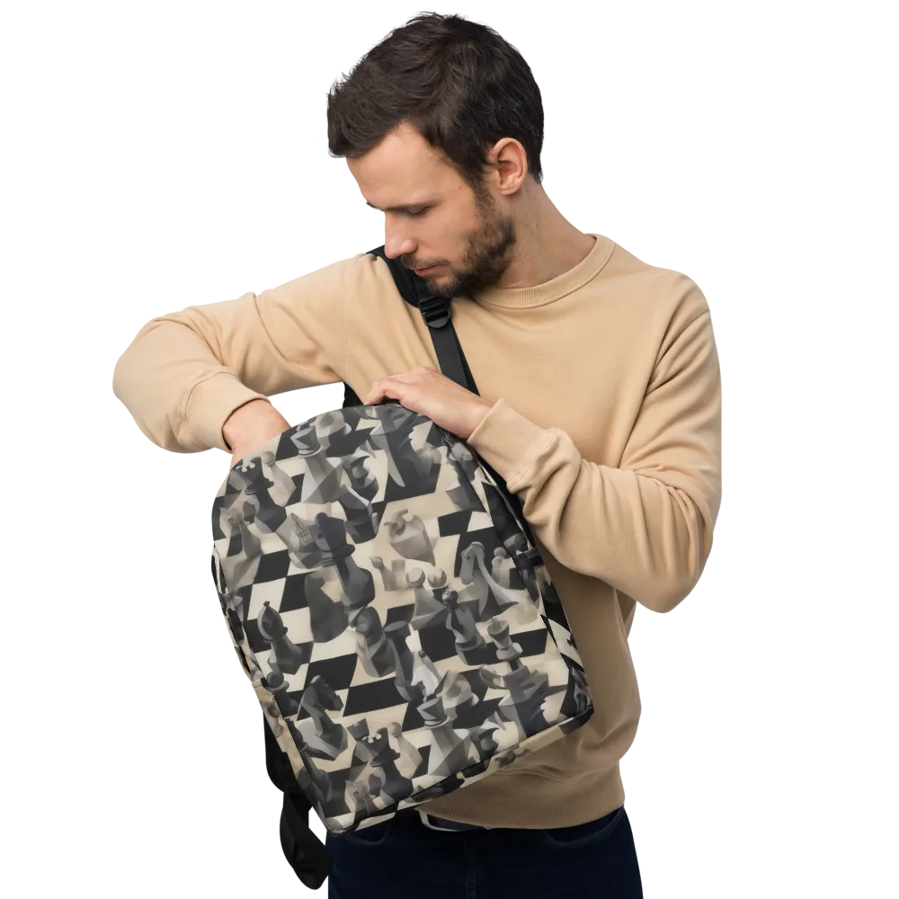 Checkmate Nocturne on Minimalist Backpack — Front