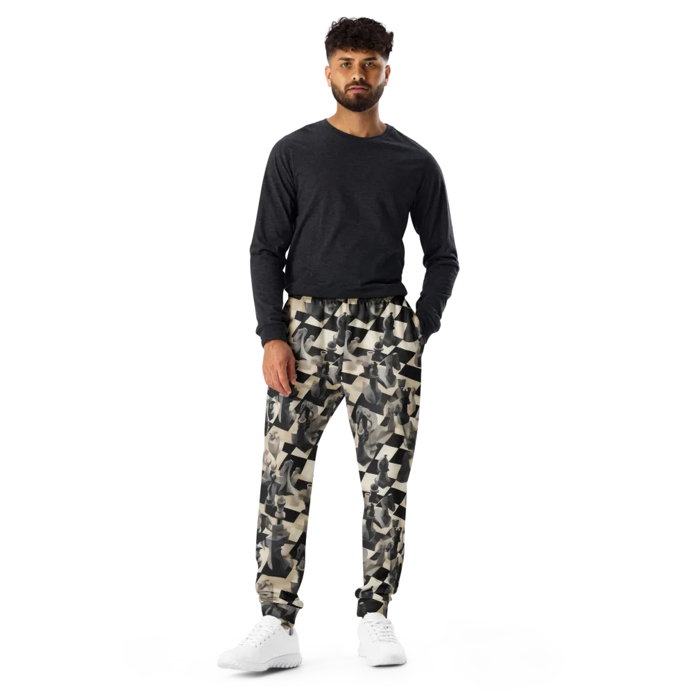 Checkmate Nocturne on Men's Joggers — Front