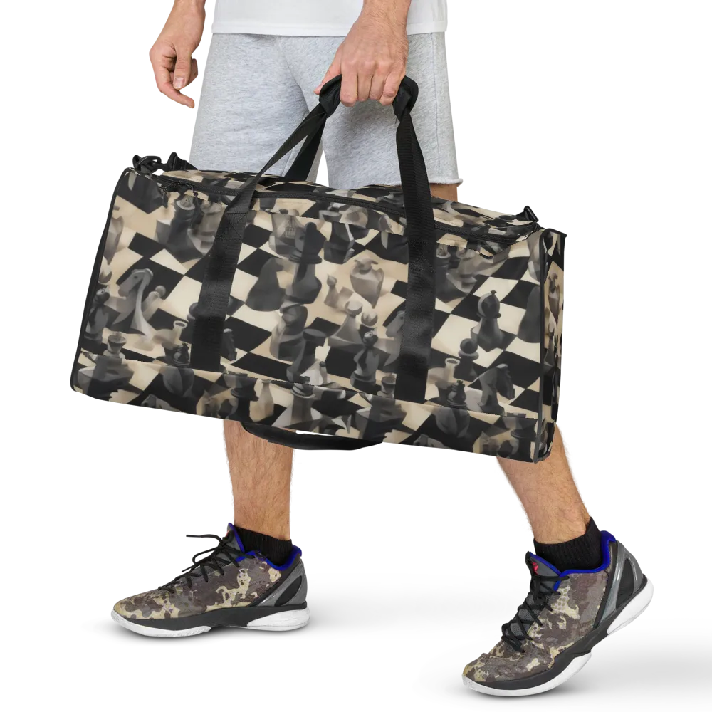 Checkmate Nocturne on Duffle Bag — Front