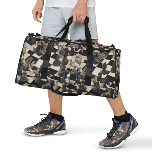 Checkmate Nocturne on a Duffle Bag