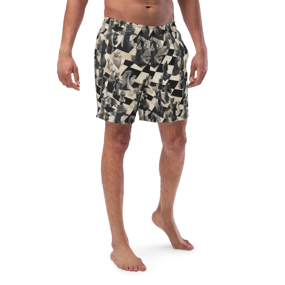 Checkmate Nocturne on Swim Trunks — Front
