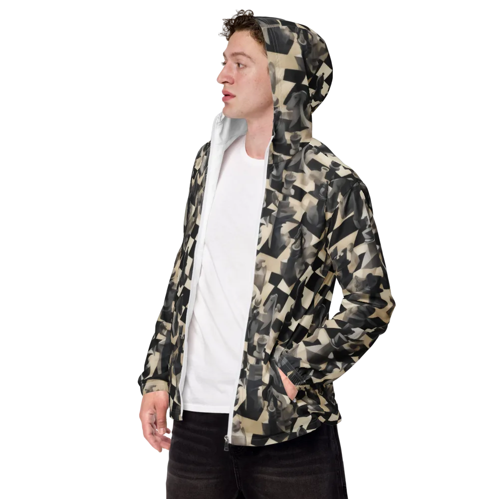Checkmate Nocturne on Men's Windbreaker — Left Front