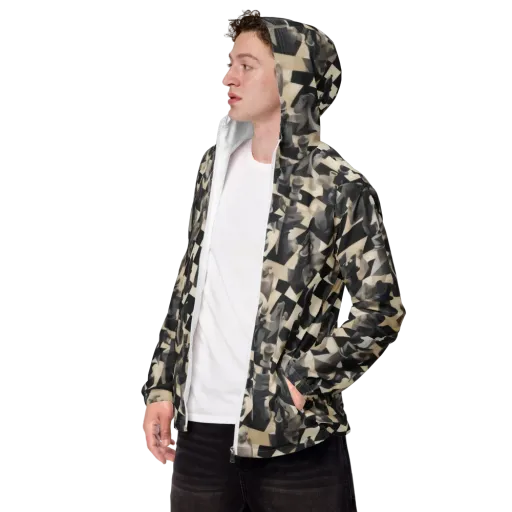 Checkmate Nocturne on a Men's Windbreaker