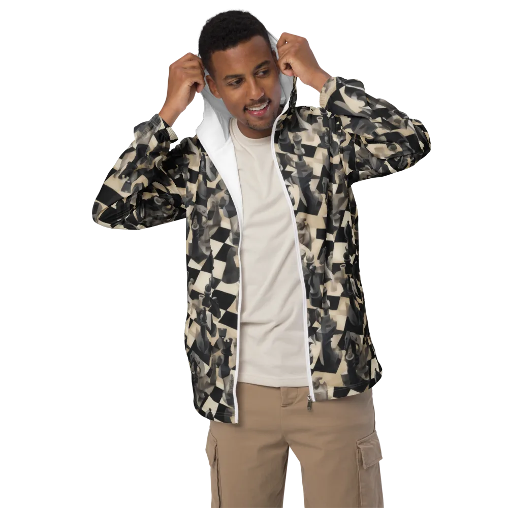Checkmate Nocturne on Men's Windbreaker — Front