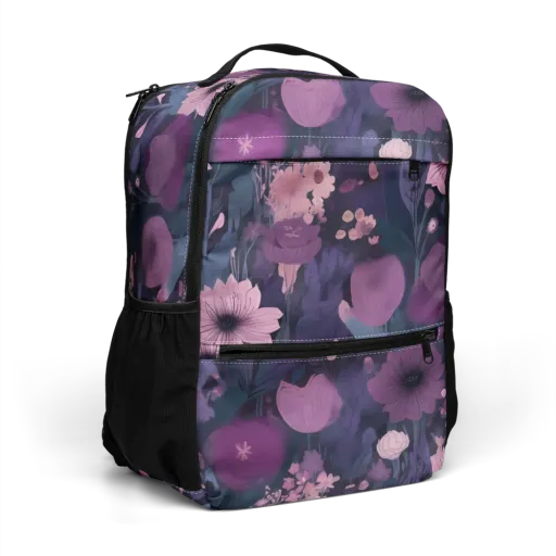 Afterdark Florals on a Utility Backpack