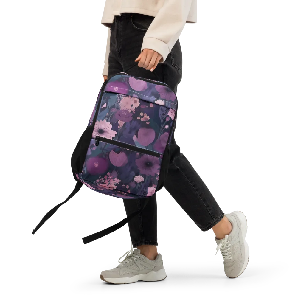 Afterdark Florals on Utility Backpack — Front