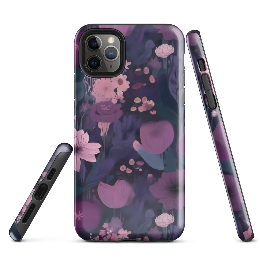 Afterdark Florals on Tough Case for iPhone® — Front