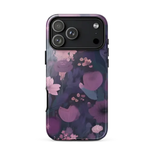 Afterdark Florals on a Tough Case for iPhone®