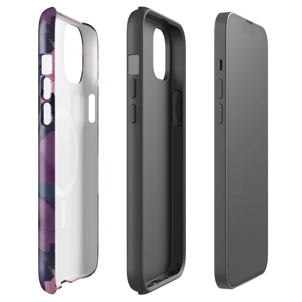 Afterdark Florals on MagSafe Tough Case for iPhone® — Front