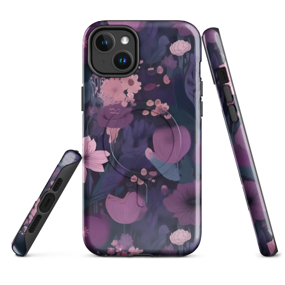 Afterdark Florals on MagSafe Tough Case for iPhone® — Front