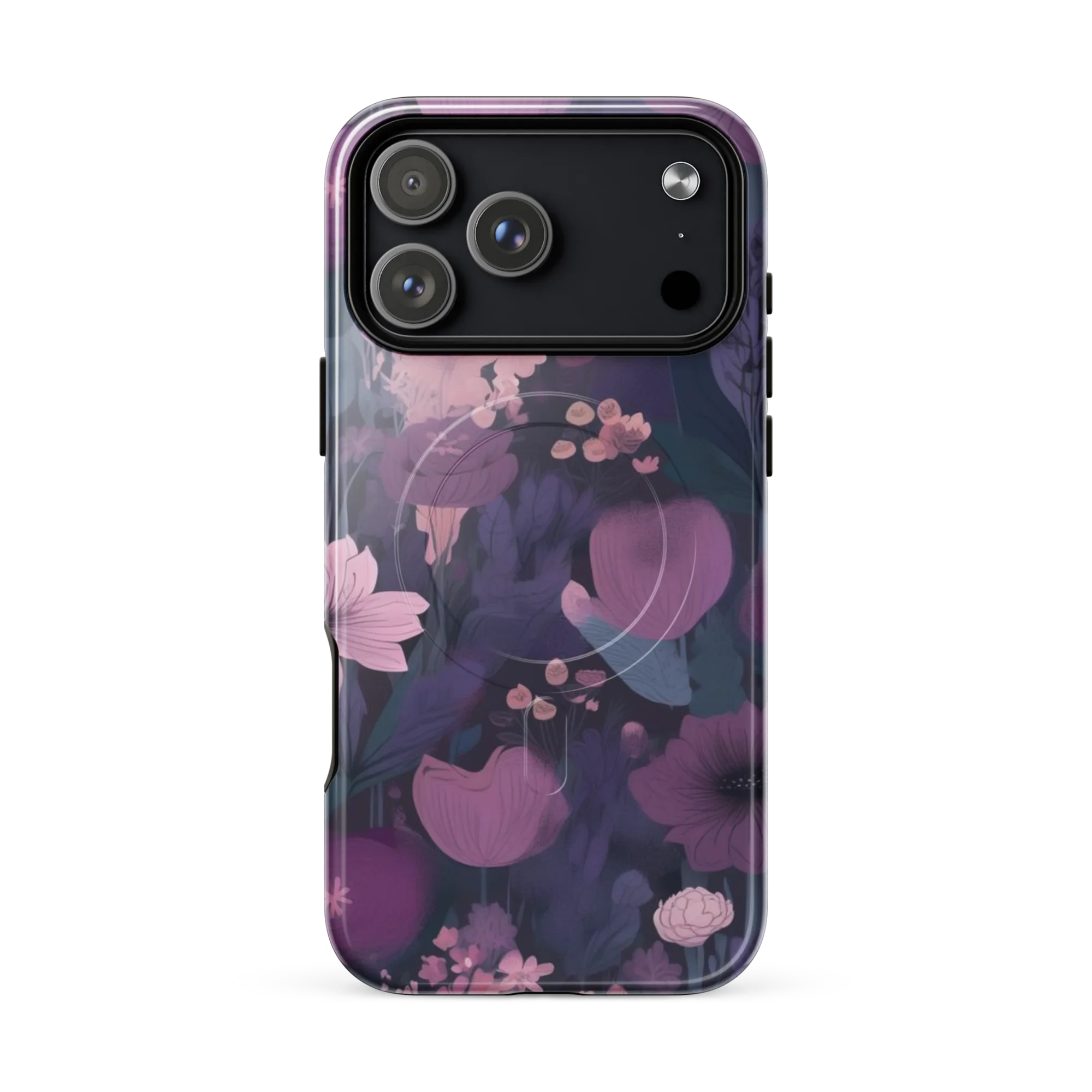 Afterdark Florals on MagSafe Tough Case for iPhone® — Front
