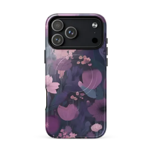 Afterdark Florals on a MagSafe Tough Case for iPhone®