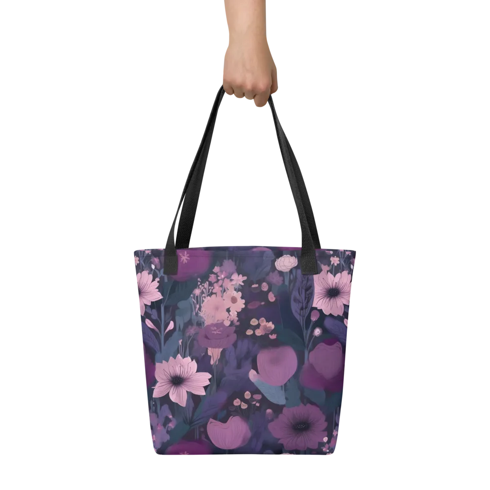 Afterdark Florals on Tote Bag — Front