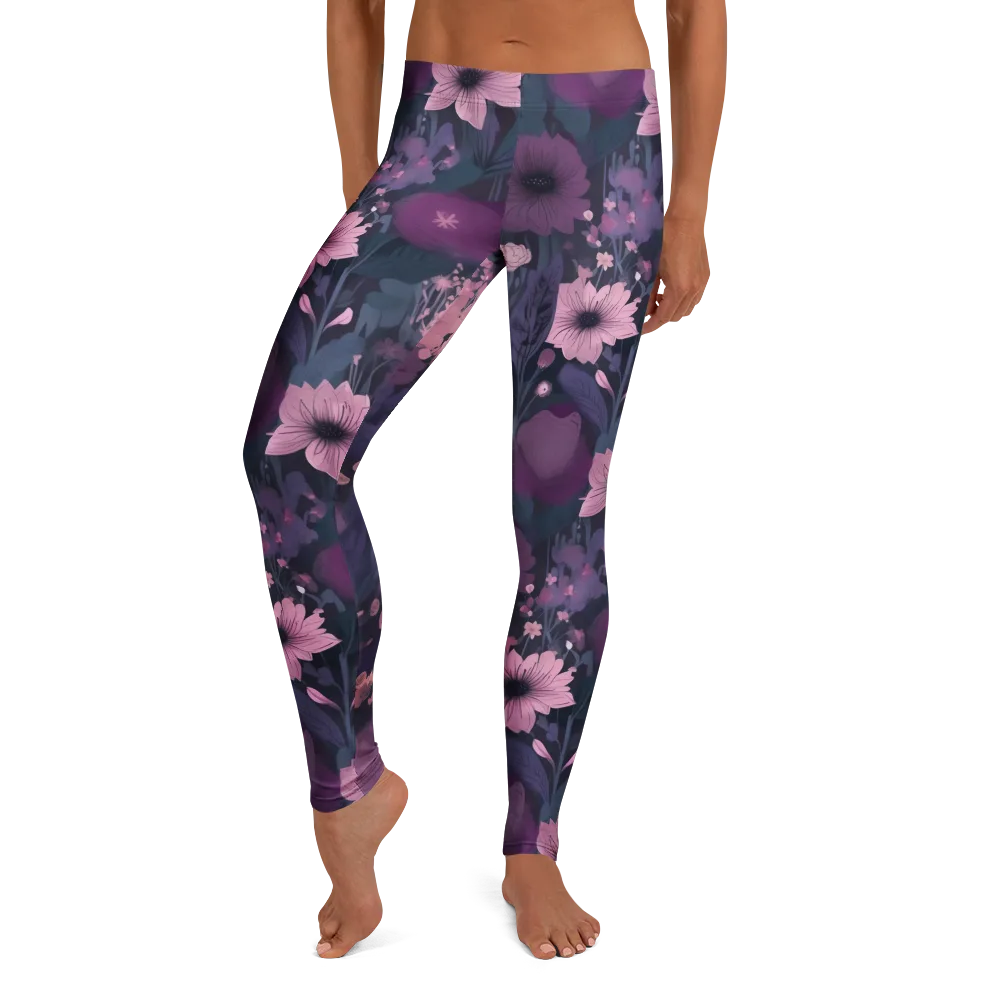 Afterdark Florals on Leggings — Front