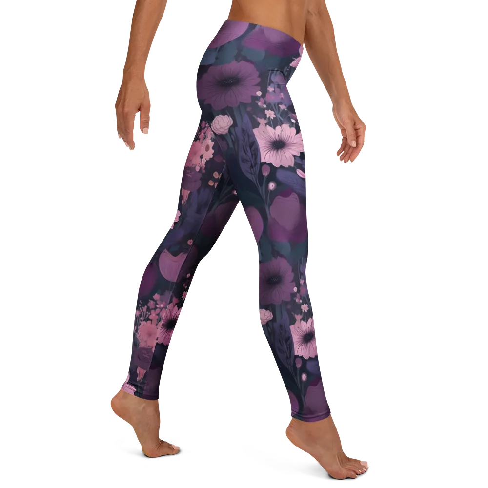 Afterdark Florals on Leggings — Right