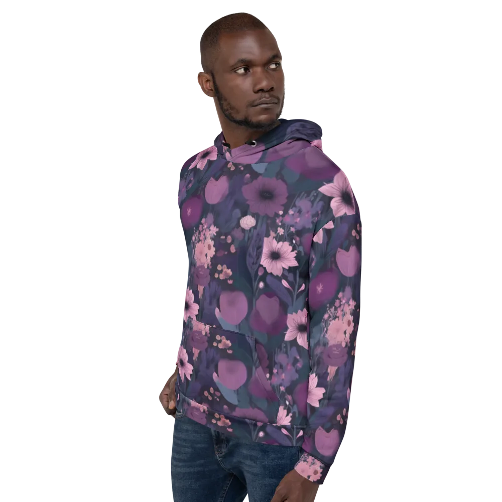 Afterdark Florals on Hoodie — Left
