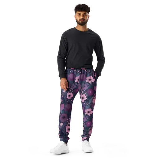 Afterdark Florals on a Men's Joggers