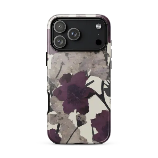 Midnight Clematis on a Tough Case for iPhone®