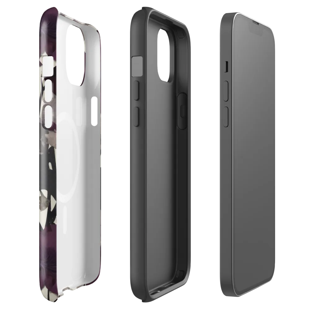 Midnight Clematis on MagSafe Tough Case for iPhone® — Front