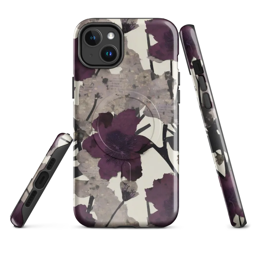 Midnight Clematis on MagSafe Tough Case for iPhone® — Front