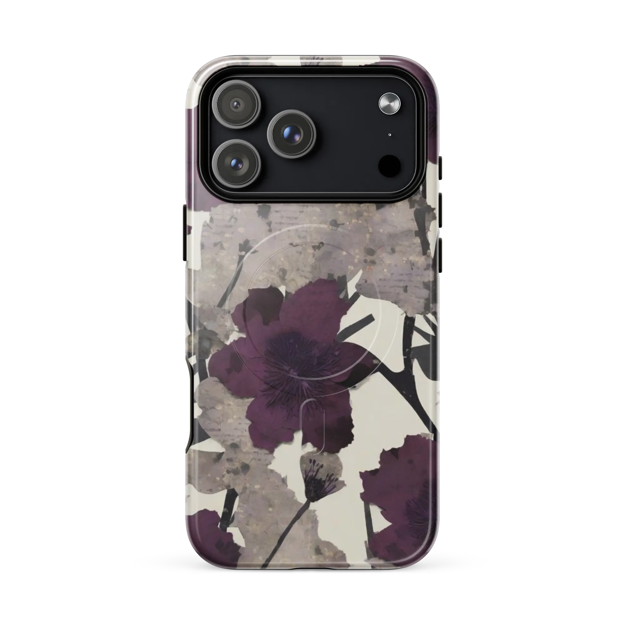 Midnight Clematis on MagSafe Tough Case for iPhone® — Front