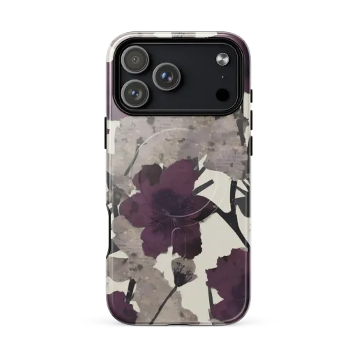 Midnight Clematis on a MagSafe Tough Case for iPhone®