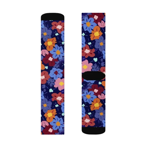 Electric Posy on a Socks