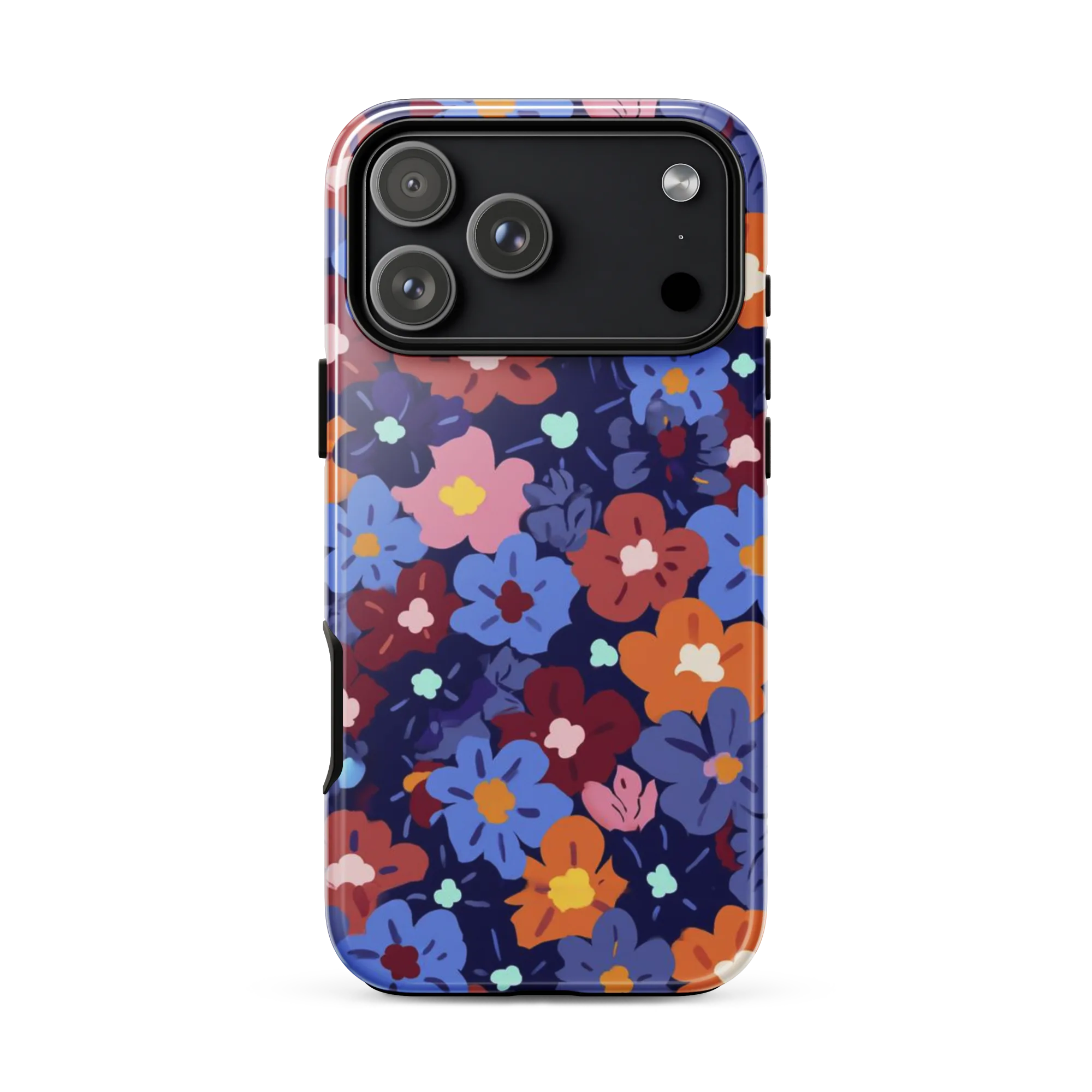 Electric Posy on Tough Case for iPhone® — Front