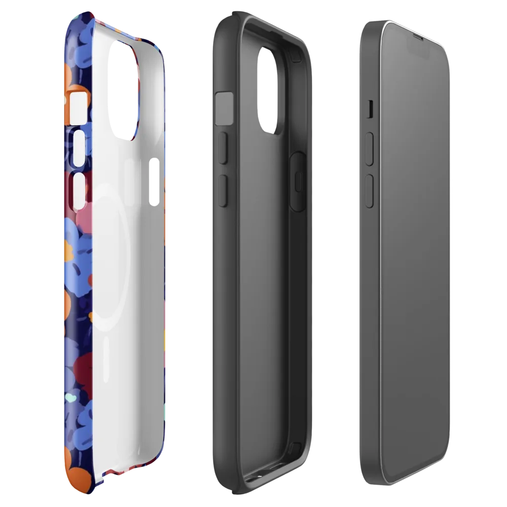 Electric Posy on MagSafe Tough Case for iPhone® — Front