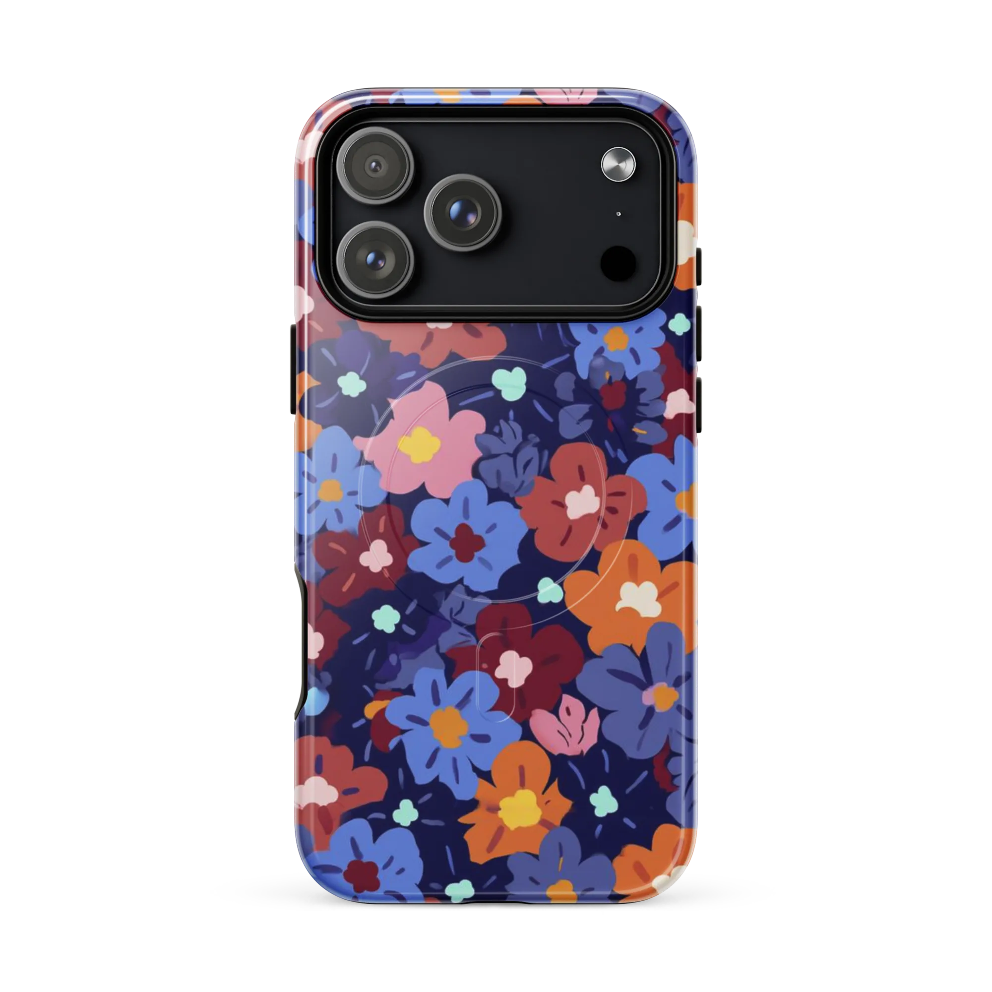 Electric Posy on MagSafe Tough Case for iPhone® — Front