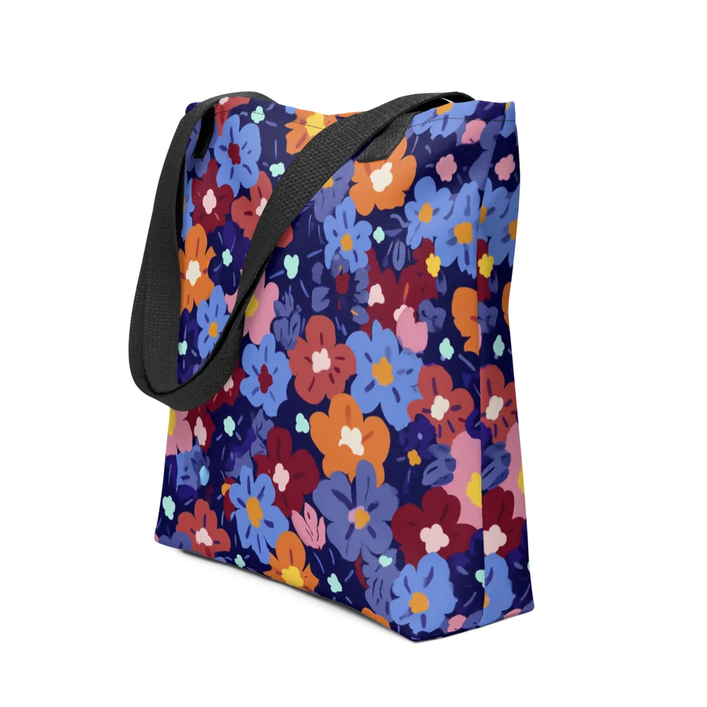 Electric Posy on Tote Bag — Front