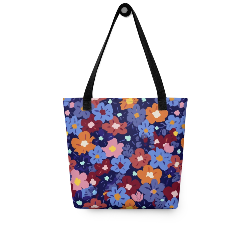 Electric Posy on Tote Bag — Front