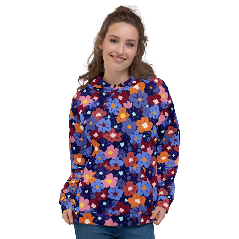 Electric Posy on Hoodie — Front